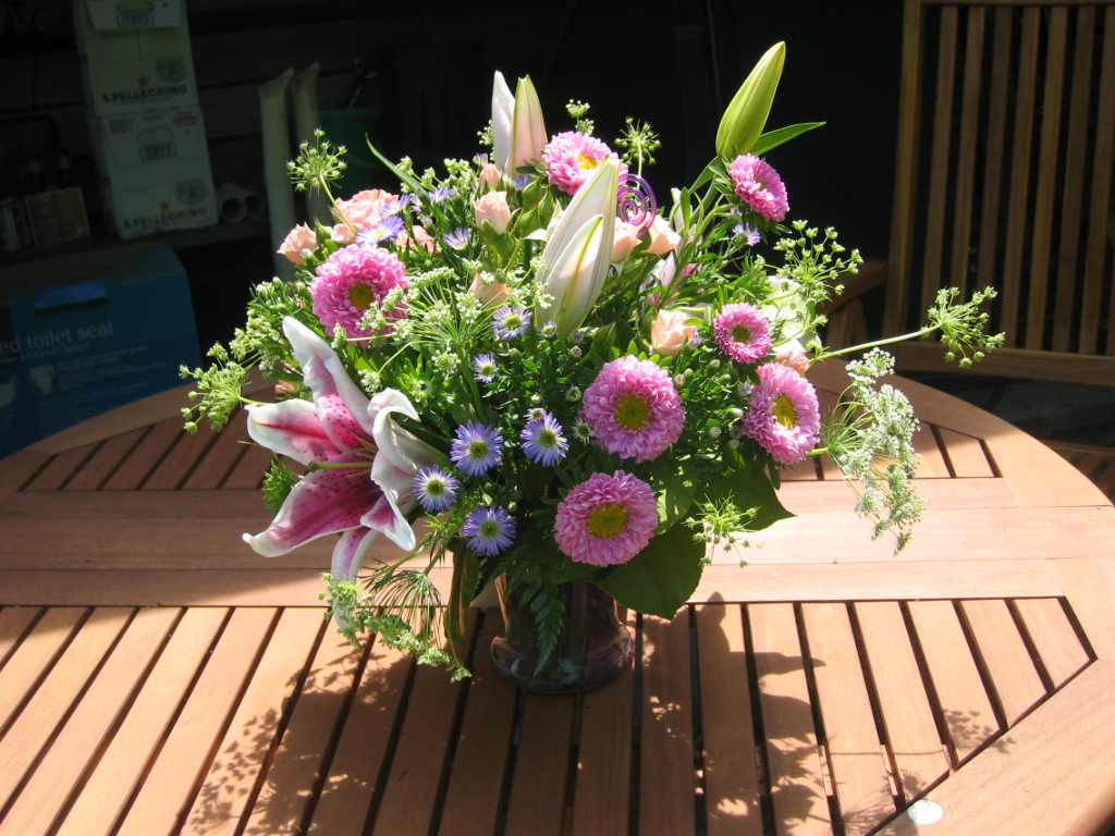 vase with flowers